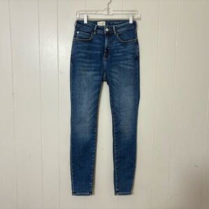 Pilcro Curvy High Rise Skinny Jeans Size 27 Medium Wash Denim